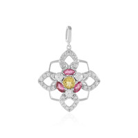 Yellow Beryl Silver Pendant