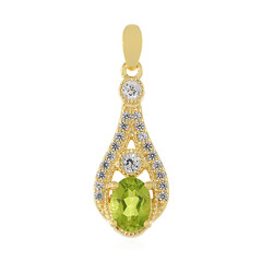 Peridot Silver Pendant