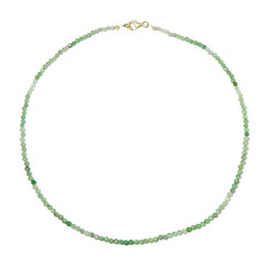 Tsavorite Silver Necklace