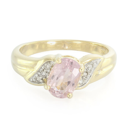 9K Pink Cuprian Tourmaline Gold Ring