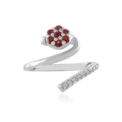 Tanzanian Ruby Silver Ring (MONOSONO COLLECTION)