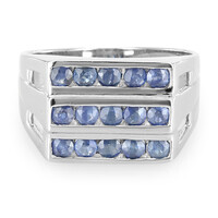 Blue Sapphire Silver Ring