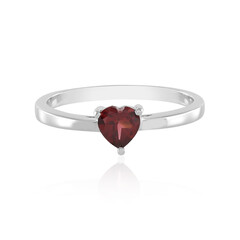 Mozambique Garnet Silver Ring