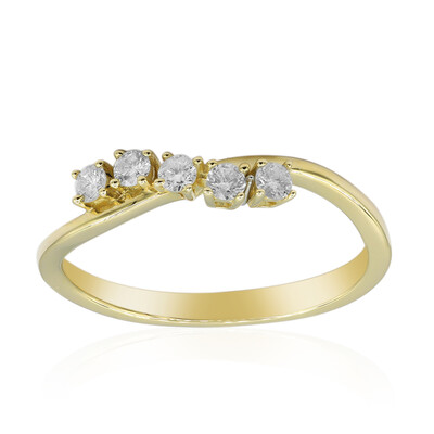 14K SI2 (H) Diamond Gold Ring (CIRARI)