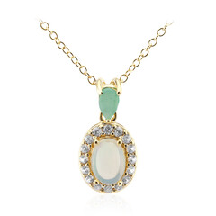 Welo Opal Silver Necklace