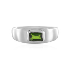 Russian Diopside Silver Ring