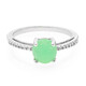 Imperial Chrysoprase Silver Ring