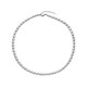 White Freshwater Pearl Silver Necklace