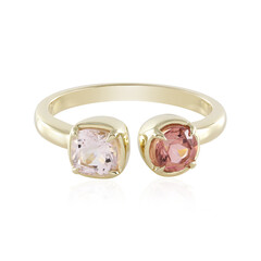 9K Nigerian Pink Tourmaline Gold Ring (Adela Gold)