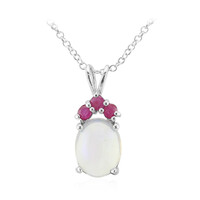 Welo Opal Silver Necklace