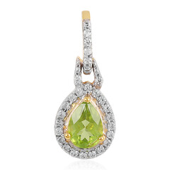 Peridot Silver Pendant