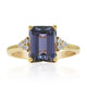 14K Unheated Tanzanite Gold Ring (CIRARI)