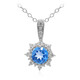 INDIGO BLUE TOPAZ Silver Necklace