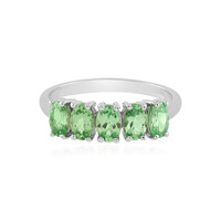 Tsavorite Silver Ring