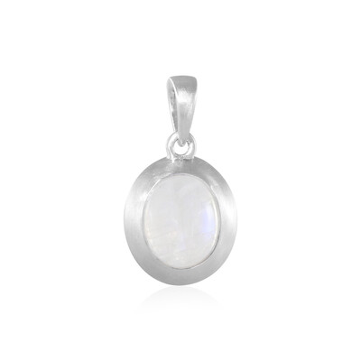 Rainbow Moonstone Silver Pendant (MONOSONO COLLECTION)