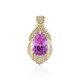 14K Patroke Kunzite Gold Pendant (de Melo)