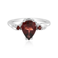 Mozambique Garnet Silver Ring