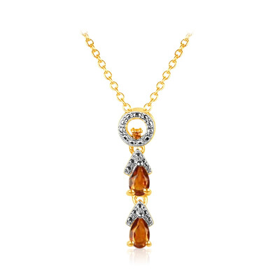 Madeira Citrine Silver Necklace