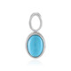 Sleeping Beauty Turquoise Silver Pendant