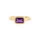 Siberian Amethyst Silver Ring