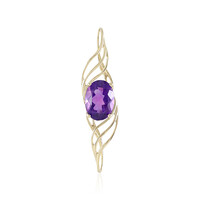 9K Siberian Amethyst Gold Pendant (de Melo)