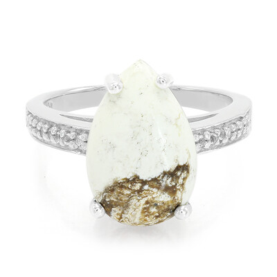 Magnesite Silver Ring