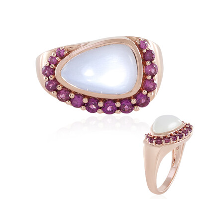 White Moonstone Silver Ring (KM by Juwelo)