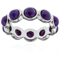 Charoite Silver Ring