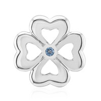 Swiss Blue Topaz Silver Charm