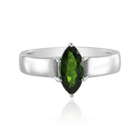 Russian Diopside Silver Ring