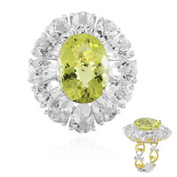 Ouro Verde Quartz Silver Ring (Gems en Vogue)