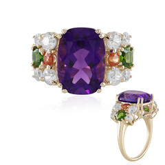 9K Siberian Amethyst Gold Ring (Adela Gold)