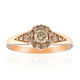 9K VS1 Argyle Rose De France Diamond Gold Ring (Annette)