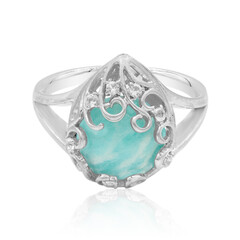 Amazonite Silver Ring