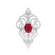 9K Madagascar Ruby Gold Pendant (SUHANA)