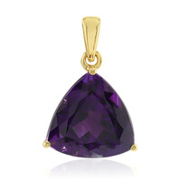 9K Uruguayan Amethyst Gold Pendant