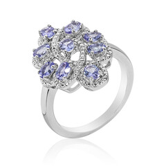 Tanzanite Silver Ring