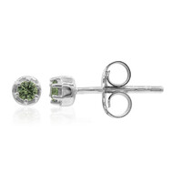 Madagascan Demantoid Silver Earrings (John Ferry)