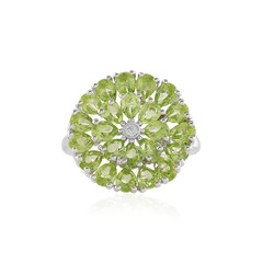 Peridot Silver Ring