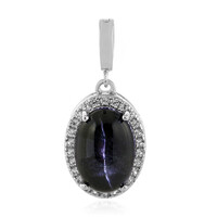 Indian star diopside Silver Pendant