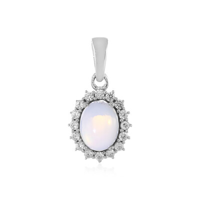 Welo Opal Silver Pendant