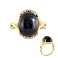 Indian star diopside Silver Ring