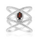 Garnet Silver Ring