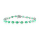 Socoto Emerald Silver Bracelet