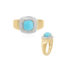 Sleeping Beauty Turquoise Silver Ring