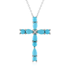 Sleeping Beauty Turquoise Silver Necklace (Faszination Türkis)