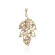 9K I1 Brown Diamond Gold Pendant