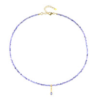 Tanzanite Silver Necklace