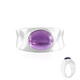 Siberian Amethyst Silver Ring