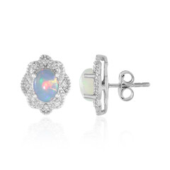 Welo Opal Silver Earrings